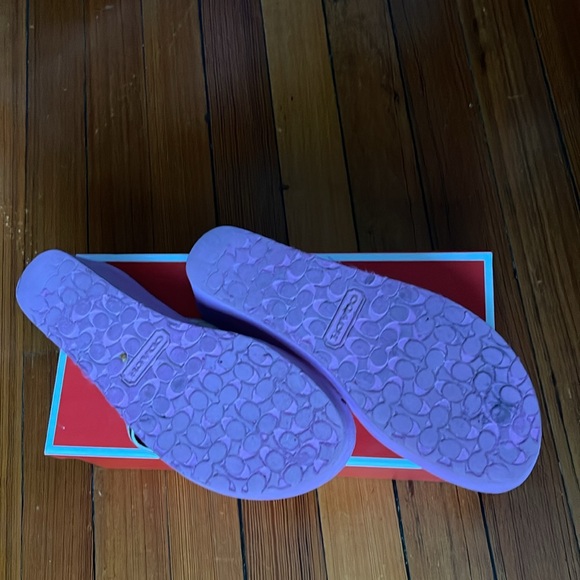 COACH Wedge Flip Flop 9M - Picture 3 of 3